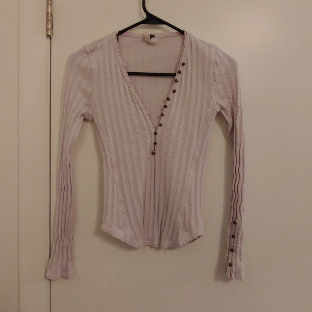 💕 3 for 10! Ballet pink henley top